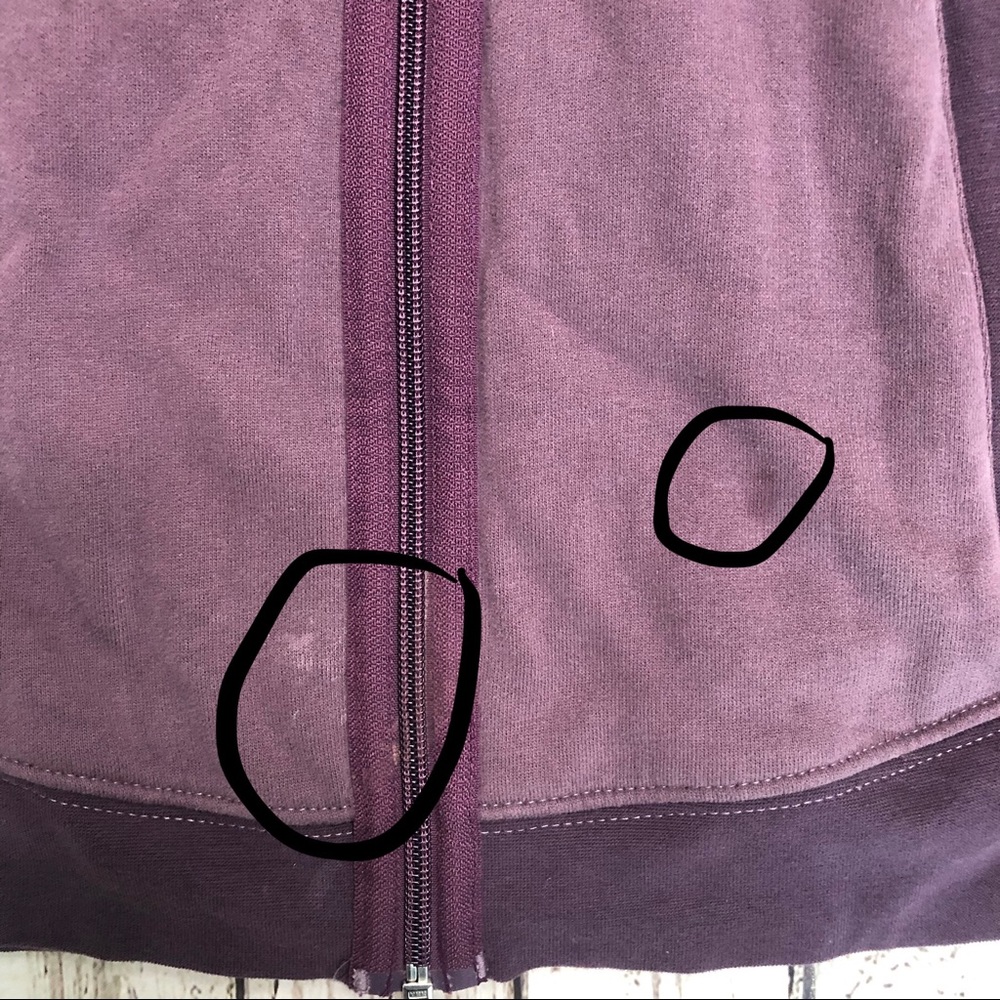 Horny Toad Purple Full Zip Sweatshirt - Picture 8 of 8